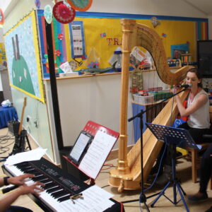 Harpist at Gig Night - 2 May 2019